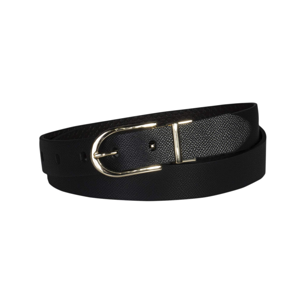 Calvin Klein Women's Reversible Belt  Black/Brown Casual  X-Large