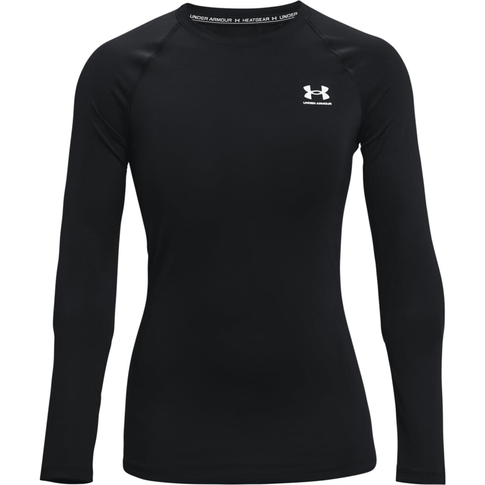 Under Armour Women's HeatGear Compression Long-Sleeve T-Shirt  Black (