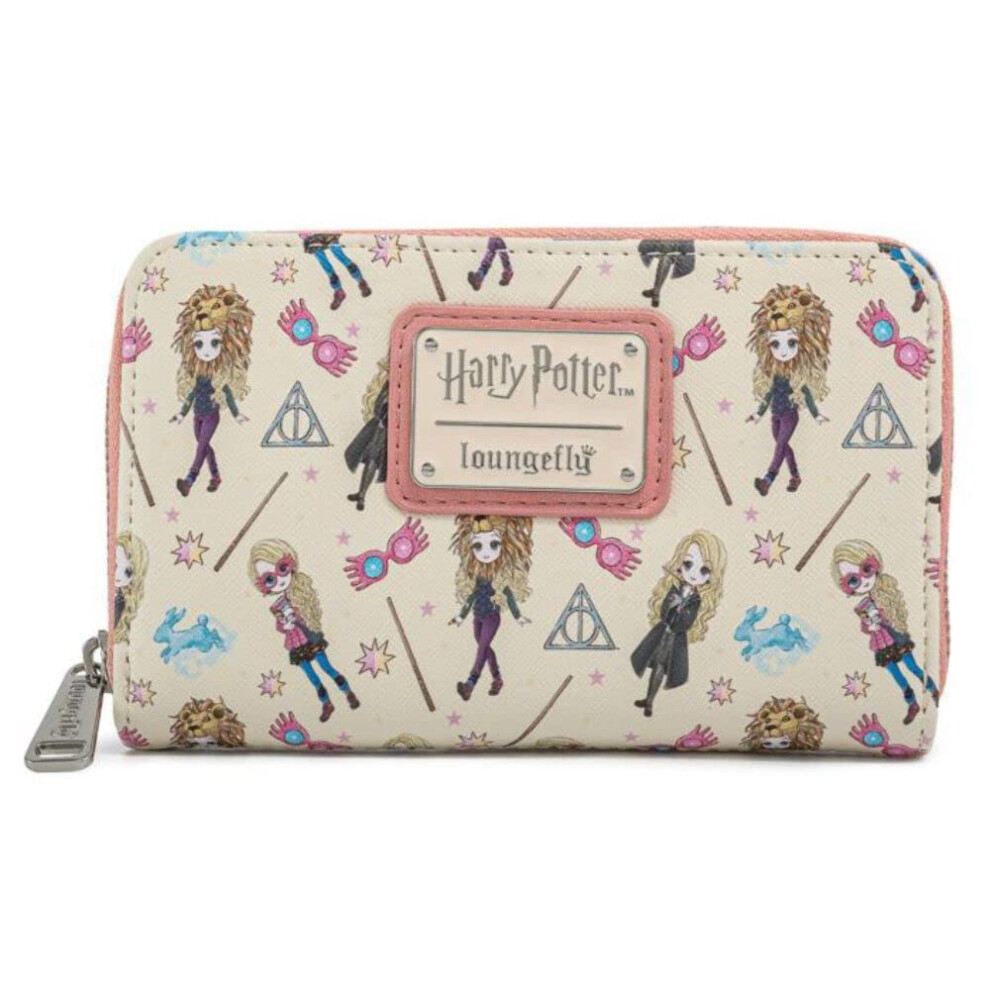 Loungefly Harry Potter Luna Lovegood All-Over-Print Zip Around Womens