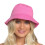 (M/L, Pink) Womens Bucket Hat Summer Foldable Sun Protection 2