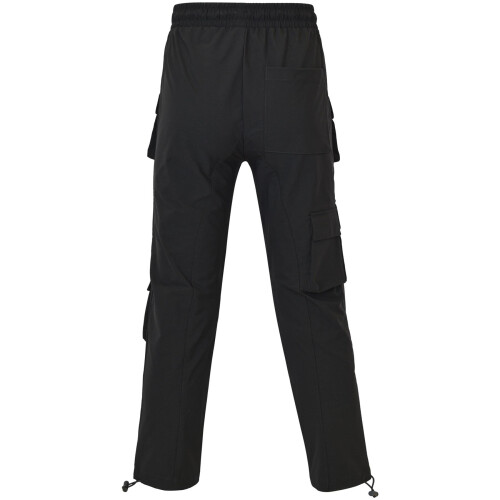 (11-12 Years, Black) Kids Boys Active Cargo Trousers with Drawstring 2