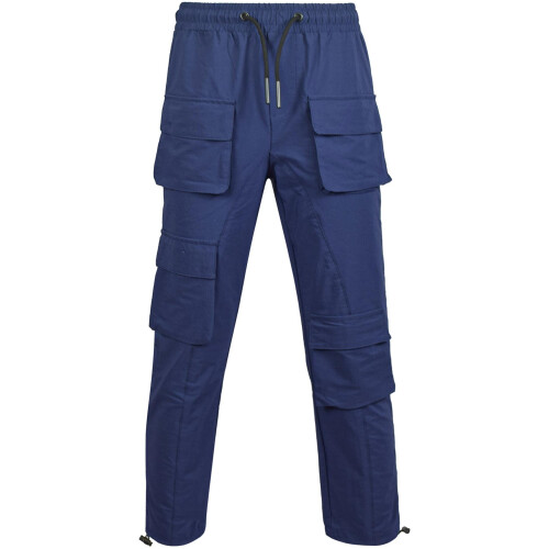 (5-6 Years, Navy) Kids Boys Active Cargo Trousers with Drawstring 1