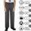 (9-10 Years, Grey 2 Pack) Kids Boys Pants Plain School Uniform Trouser 7