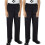 (7-8 Years, Jet Black 2 Pack) Kids Boys Pants Plain School Uniform Trouser 2