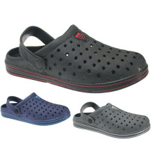 (10 UK, Black) Men Garden Anti-Slip Clogs Pool Walking Sandal
