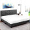 (Deep Fitted Double, White) Diamond Fitted Cotton Single Double Bed Sheet 2