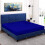 (Double, Royal) Diamond Fitted Cotton Single Double Bed Sheet 2