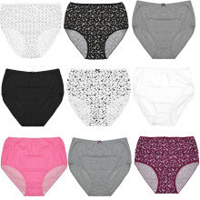 (16-18, Assorted A) Ladies Classic Briefs 3 Pack Quick Dry Knickers