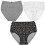 (16-18, Assorted A) Ladies Classic Briefs 3 Pack Quick Dry Knickers 2