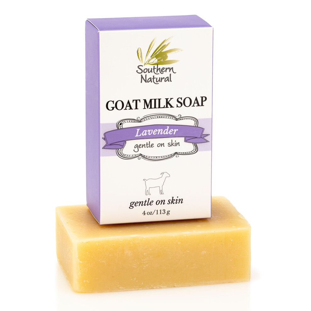 Southern Natural Lavender Goat Milk Soap Bar  4 oz (1 Bar)