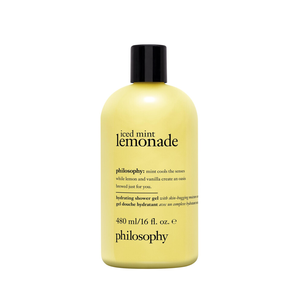 philosophy hydrating shower gel iced mint lemonade