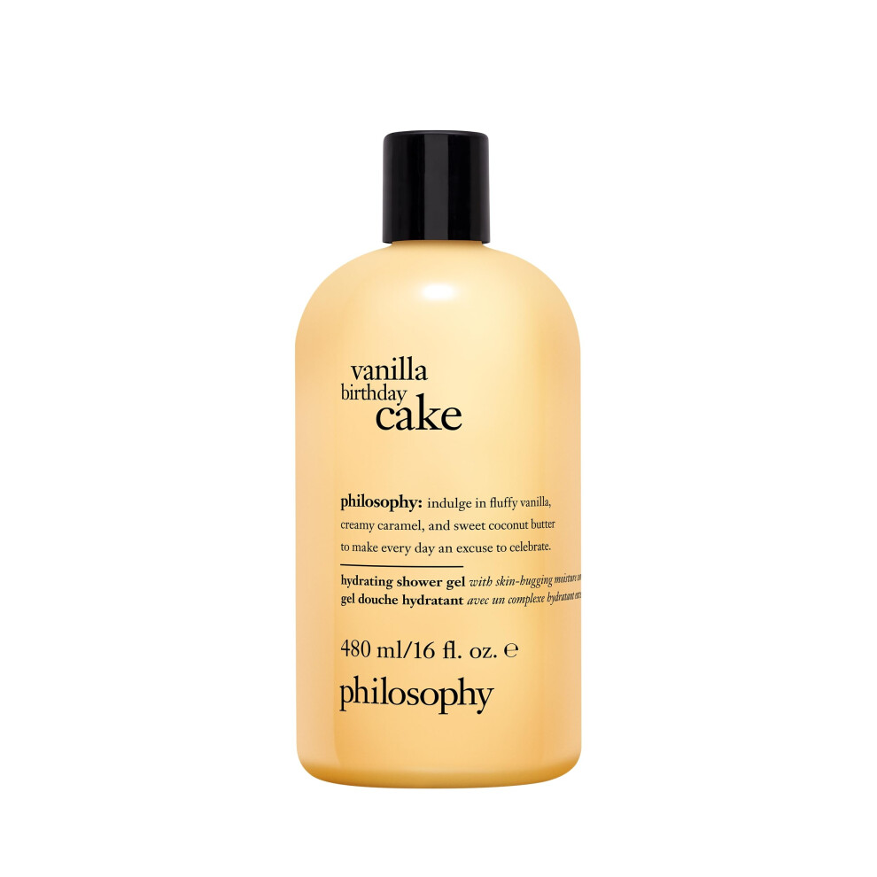 philosophy hydrating shower gel vanilla birthday cake