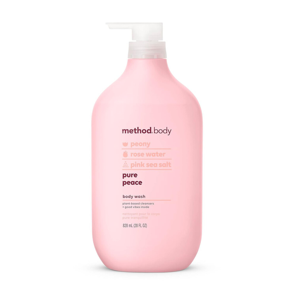 Method Body Wash  Pure Peace  Paraben and Phthalate Free  Biodegradable Formula  28 oz (Pack of 1)