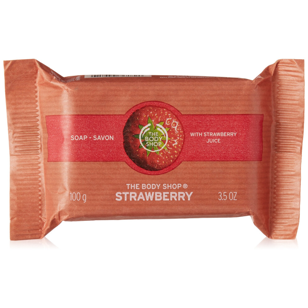 The Body Shop Strawberry Soap 3.5 Ounce (Packaging May Vary)