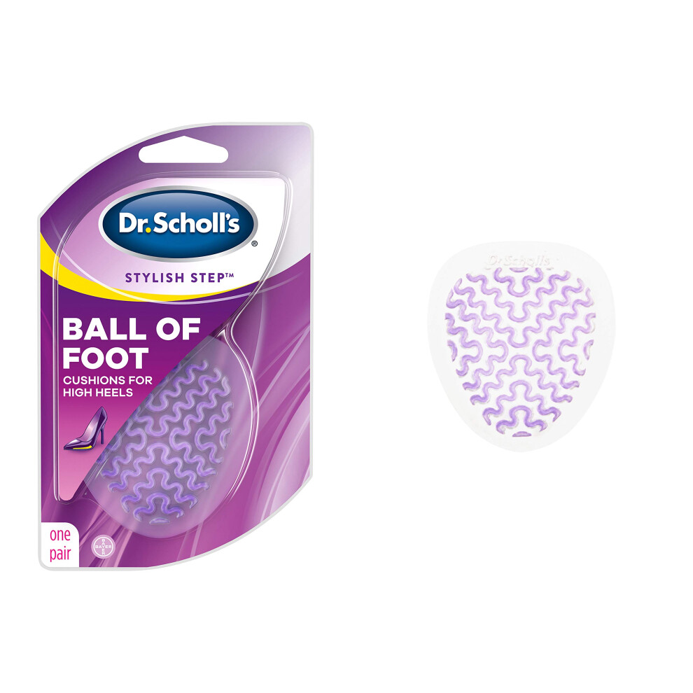 Dr. Scholl's Love Your Heels & Wedges Ball of Foot Cushions for Women  1 Pair  Metatarsal Pads Women - All-Day Comfort for High Heels - Reli