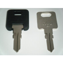 HF324 RV Keys Ilco RV MotorHome Trailer Keys 1 Black Top & 1 Metal Cut to HF324 Working Keys Travel Trailer Motor Home Toy Hauler Keys Replacement Key