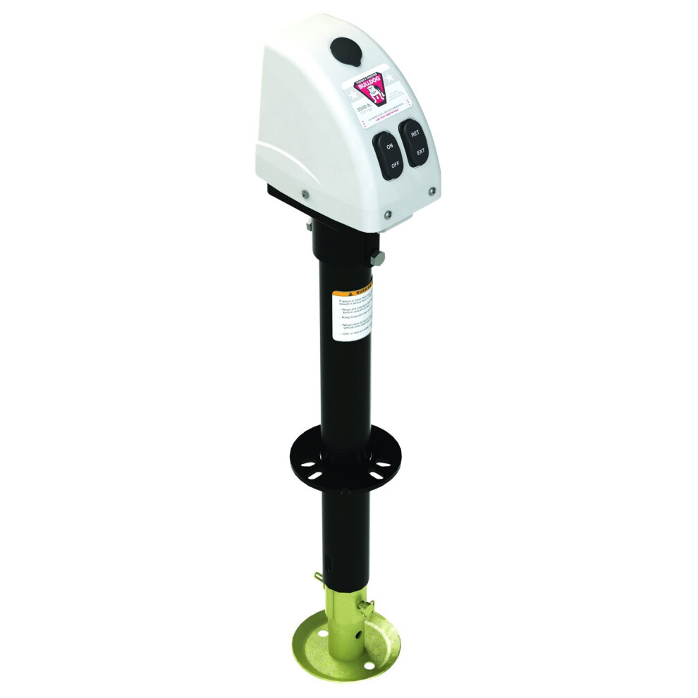 Bulldog 500188 White A-Frame Jack with Powered Drive  3 500 lbs.