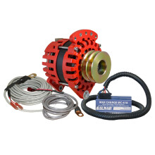 Balmar Alternator 3.15"" Dual Foot Saddle Dual V Pulley Regulator & Temp Sensor - 170A Kit - 12V