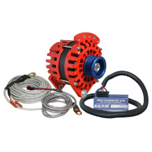 Balmar Alternator 3.15"" Dual Foot Saddle J10 Serpentine Pulley Regulator & Temp Sensor - 170A Kit - 12V