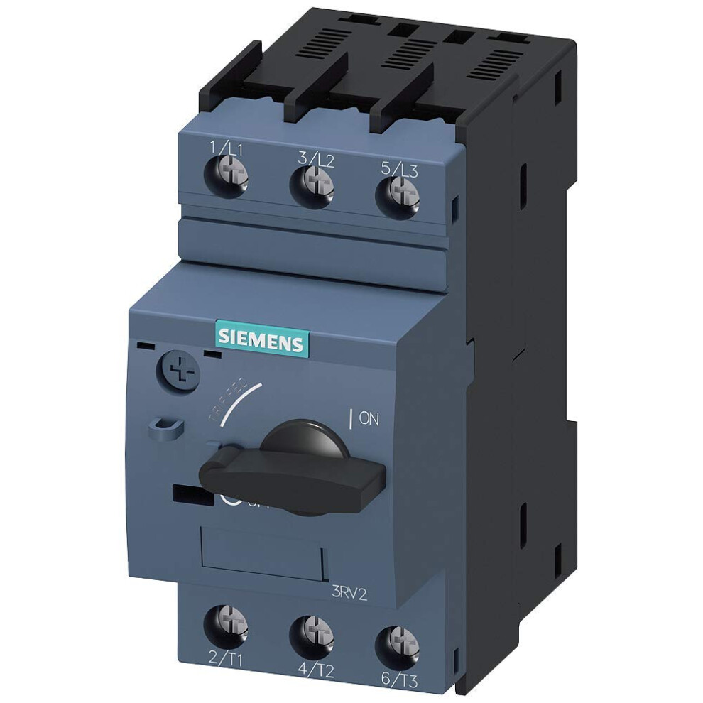 SIEMENS 3RV20214CA10 Motor Starter Protector  16 to 22 Amp  Class 10 Overload Trip Size S0  Screw Terminal