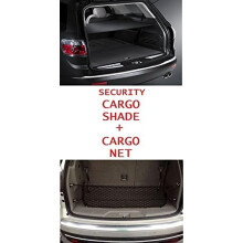 Trunknets Inc Cargo Security Flip Shade + Cargo Net för Chevrolet Traverse 2009-2016 - Ebony Ny