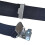 (Blue) Trouser Straps Men - Wide Straps, Straps X-shape 2