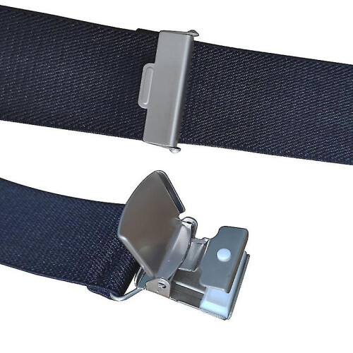 (Blue) Trouser Straps Men - Wide Straps, Straps X-shape 1