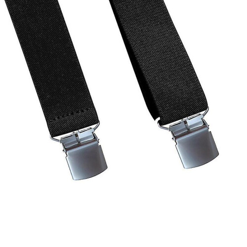 (Blue) Trouser Straps Men - Wide Straps, Straps X-shape 2