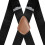 (Brown) Trouser Straps Men - Wide Straps, Straps X-shape 5