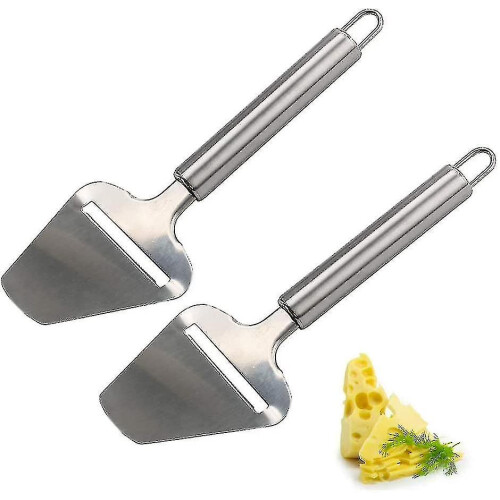 Stainless Steel Hard Cheese Slicer 2 Pieces Scraper Thick Cheese
