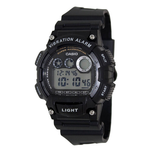 Casio Casio Men's Light Black Resin Digital
