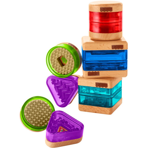 Fisher-Price Fisher-Price Juguetes de Madera, Set de Formas Sorpresa