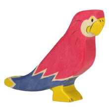 Figura de madera Loro HOLZTIGER - Para niños a partir de 3 años