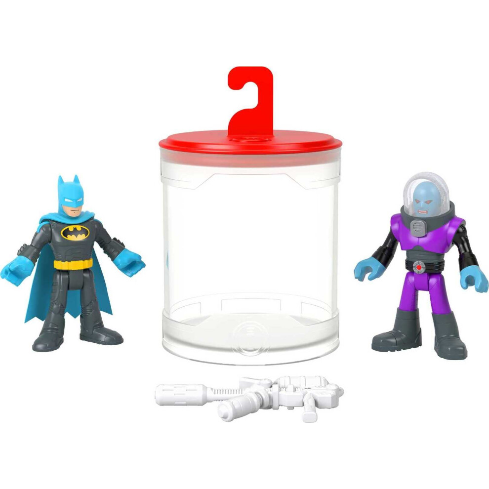 Fisher-Price Imaginext DC Super Friends Batman Toys  Color Changers Figure Set  Batman & Mr. Freeze for Preschool Kids Ages 3+ Years