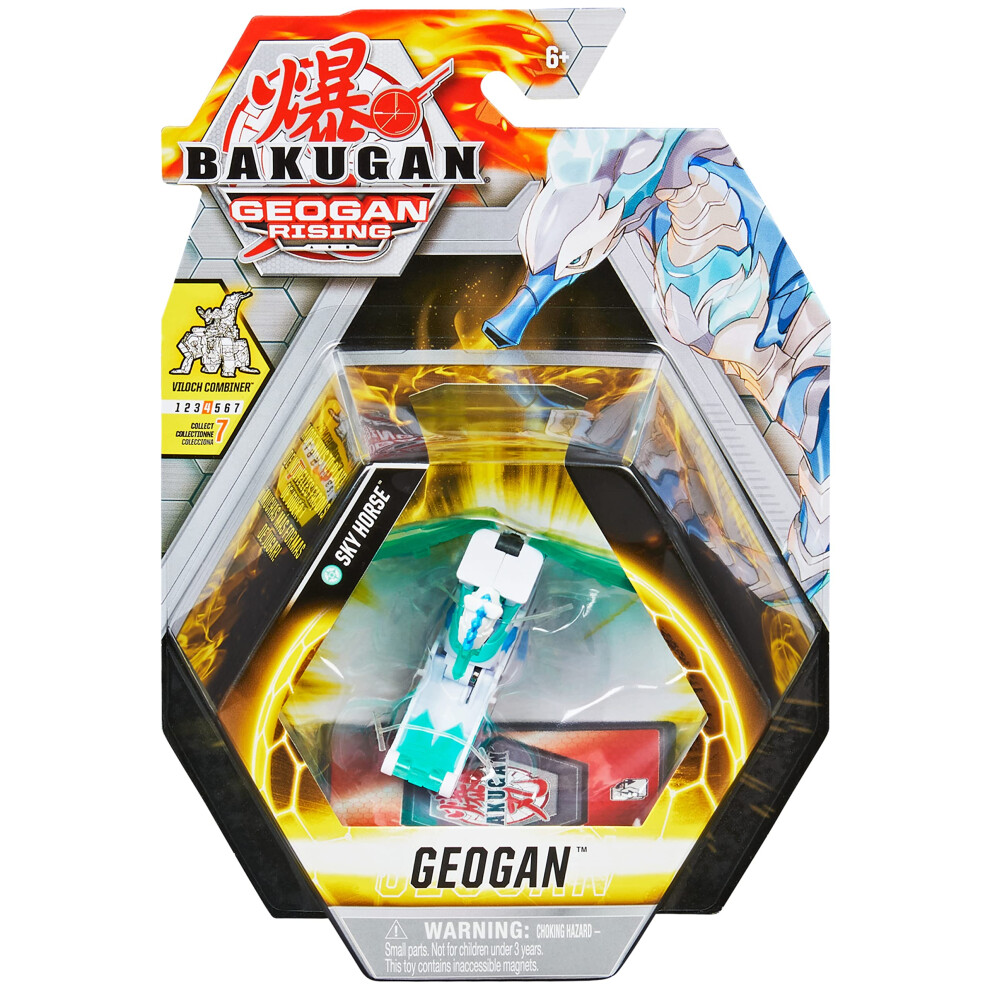 Bakugan Geogan  Viperagon  Geogan Rising Collectible Action Figure and Trading Cards