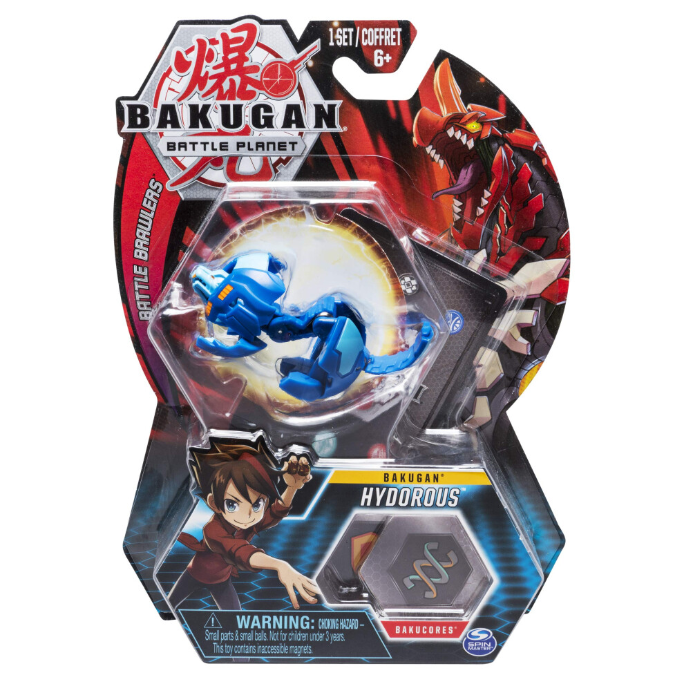 Bakugan  Hydorous  2-inch Tall Collectible Transforming Creature  for Ages 6 and Up