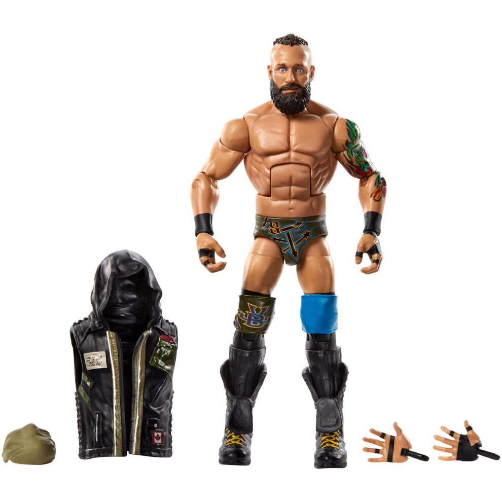 WWE MATTEL Eric Young Elite Collection Deluxe Action Figure with Realistic Facial Detailing  Iconic Ring Gear & Accessories