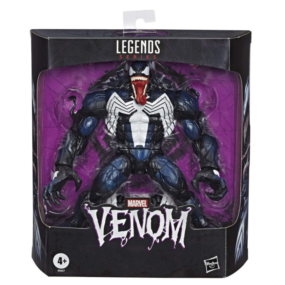 Marvel Hasbro Legends Series 6-inch Collectible Action Figure Venom Toy  Premium Design  Detail  and Articulation  Ages 4 and Up