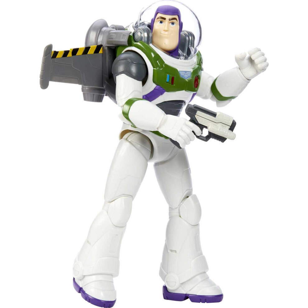 Mattel Disney and Pixar Lightyear 12-in Action Figure with Accessories  Space Ranger Gear Alpha Buzz with Jetpack & Blaster