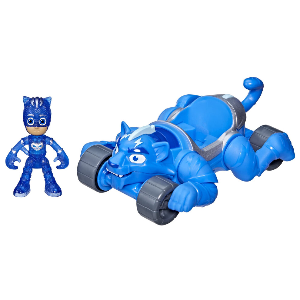 PJ Masks Animal Power Catboy Animal Rider Toy Car  with Catboy Action Figure  Deluxe Vehicles  Superhero  Preschool Toys for 3 Year Old Boys