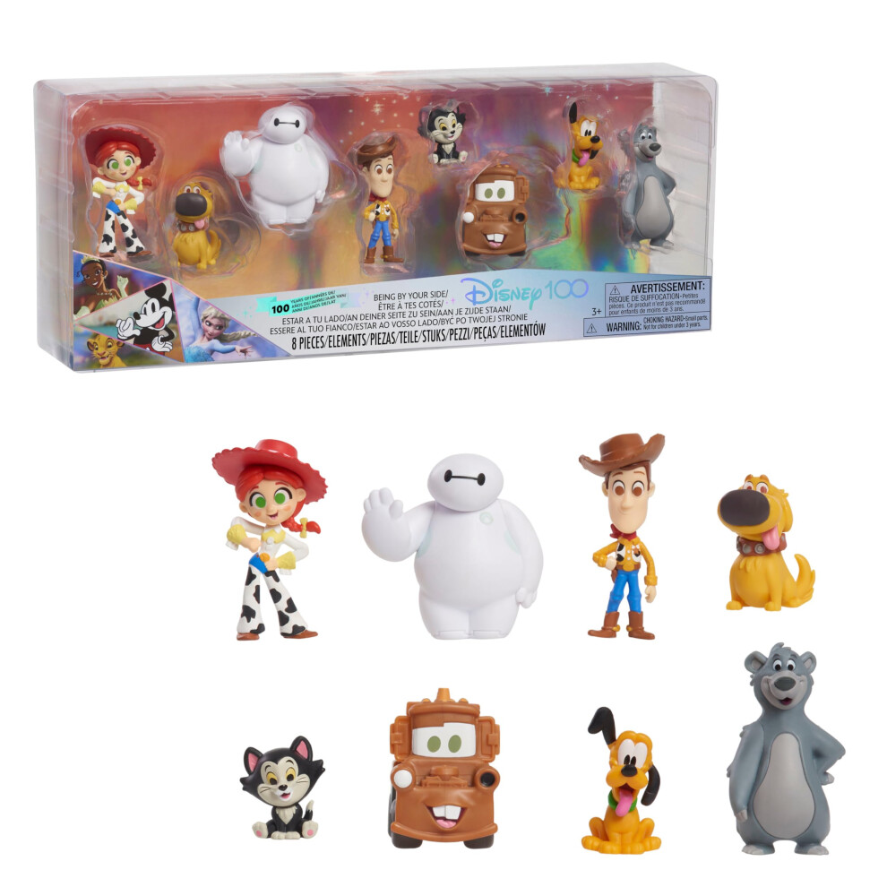 Disney100 Years of Being By Your Side  Limited Edition 8-piece Figure Set  Kids Toys for Ages 3 Up by Just Play