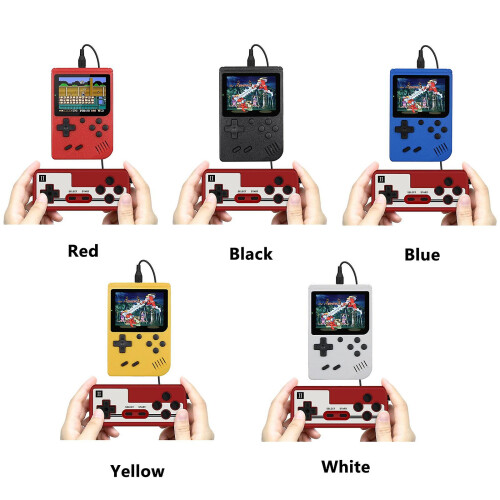 (White) 400 Games In 1 Device, Tinytendo Handheld Console, Gametendo - Over 400 Nostalgic Games 2