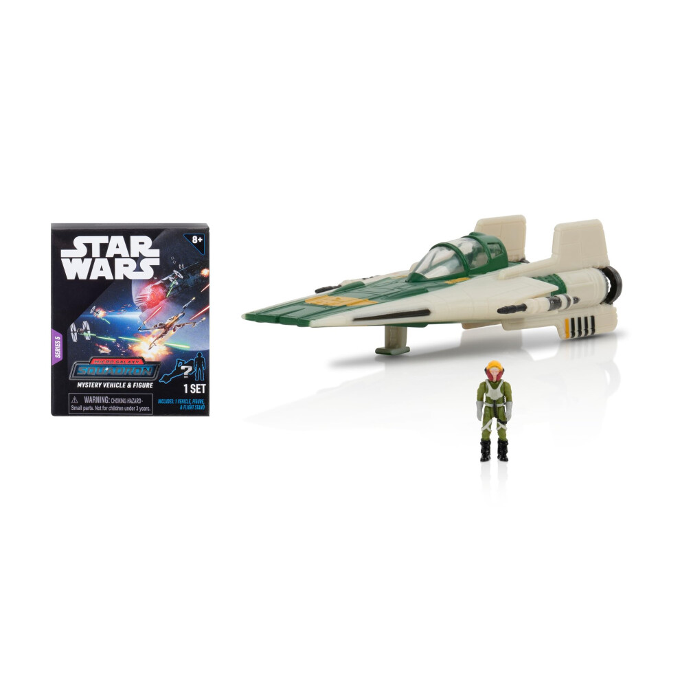 STAR WARS Micro Galaxy Squadron Resistance A-Wing Mystery Bundle - 3-Inch Light Armor Class and Scout Class Vehicles with Accessories (Amazo