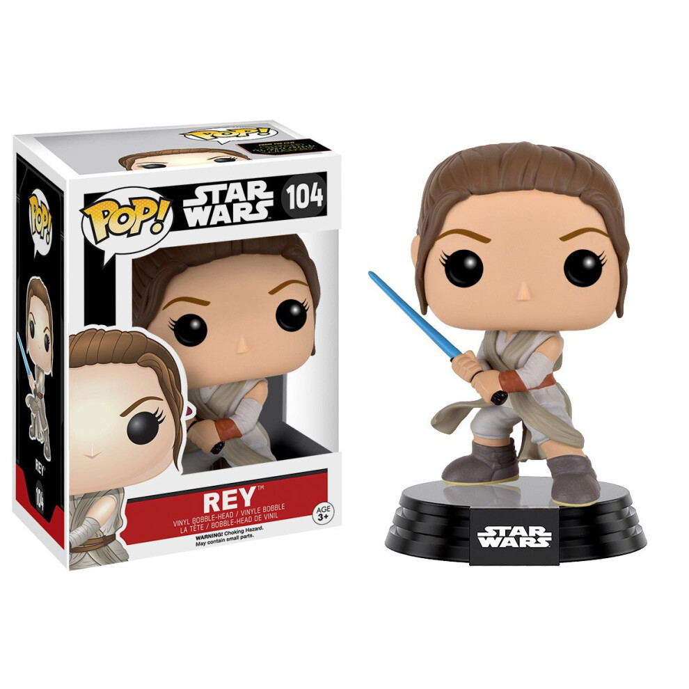 Funko POP Star Wars: Episode 7: The Force Awakens Figure - Rey with Lightsaber