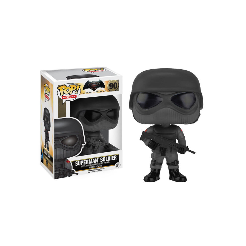 Funko POP Heroes: Batman vs Superman - Superman Soldier Action Figure