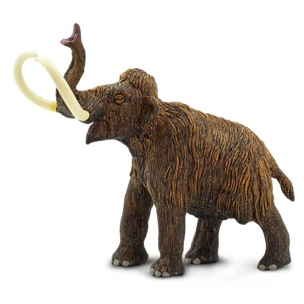 Safari Ltd. Woolly Mammoth Figurine - Detailed 5.5"" Prehistoric Figure - Educational Toy for Boys  Girls  and Kids Ages 3+