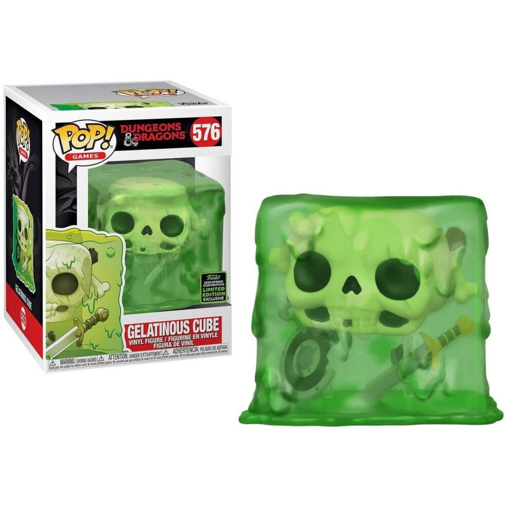 Funko Pop! Dungeons and Dragons Gelatinous Cube Shared Sticker ECCC 2020 Exclusive