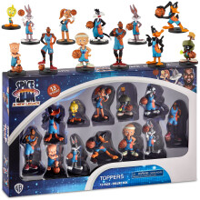 P.M.I. Toppers au crayon d'espace | Collectez les 13 chiffres de jouets Looney Tunes | Petits jouets de Space Jam: un nouvel heritage | Fournitur