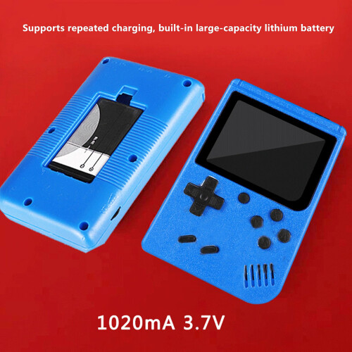 (Black) 400 Games In 1 Device, Tinytendo Handheld Console, Gametendo - Over 400 Nostalgic Games 2