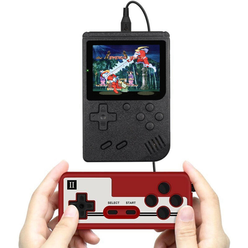 (Black) 400 Games In 1 Device, Tinytendo Handheld Console, Gametendo - Over 400 Nostalgic Games Black